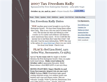 Tablet Screenshot of 2007rally.freeenterprisesociety.com
